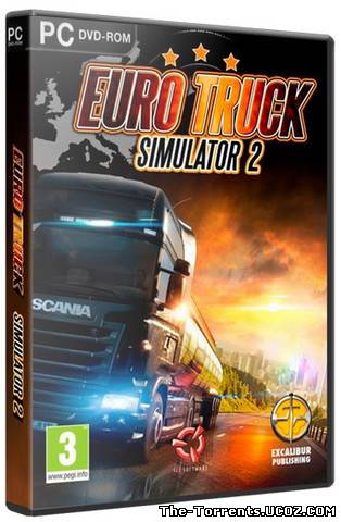 Euro Truck Simulator 2: Gold Bundle [v.1.8.2.5s +3 DLC] (2013) PC | Repack от xatab
